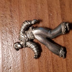 Vintage 1940s Bull Fighter Brooch